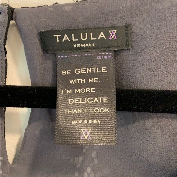 Talula. Lace top. Size XS. - Picture 2 of 3